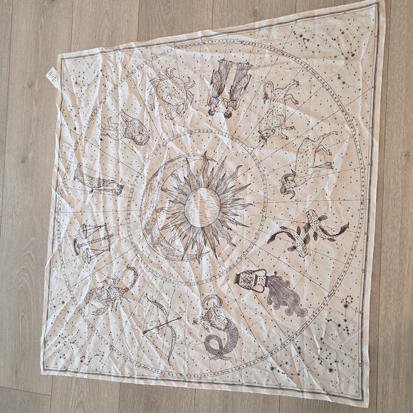 Madewell 100% Silk Horoscope Scarf - Picture 1 of 4